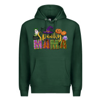 Sports Green spooky mama Premium Hoodie - CowGirlArtShop