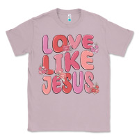 Lilac love like jesus Classic Tee - MaliasSmallBusiness