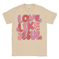 Mushroom love like jesus Classic Tee - MaliasSmallBusiness