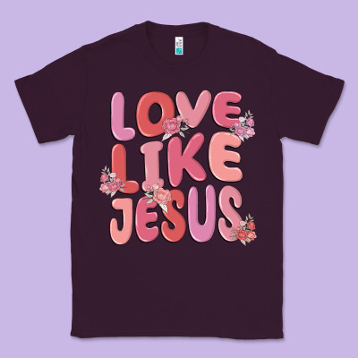 Love Like Jesus Classic Tee Designed By Maliassmallbusiness