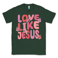 Sports Green love like jesus Classic Tee - MaliasSmallBusiness