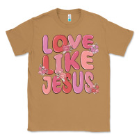 Toasted Coconut love like jesus Classic Tee - MaliasSmallBusiness