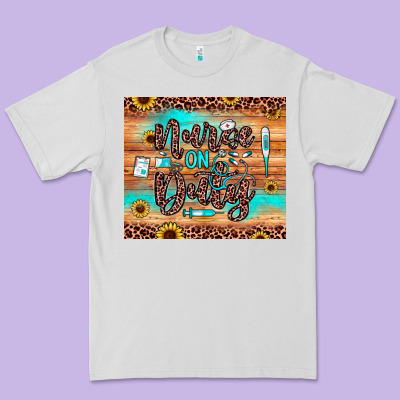Nurse On Duty Premium Tee Designed By Jahusdesignshop