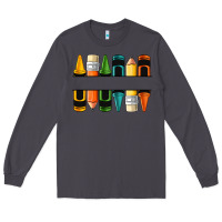 Smoke custom crayons with pencil Long Sleeve Tee - NancyCooperArtShop