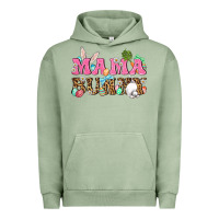 Pigment Oil Green Western Mama Bunny Urban Hoodie - BundleAndBundleShop