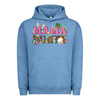 Pigment Pebble Blue Western Mama Bunny Urban Hoodie - BundleAndBundleShop