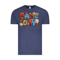 Vintage Denim game day baseball Vintage Tee - JahusDesignShop