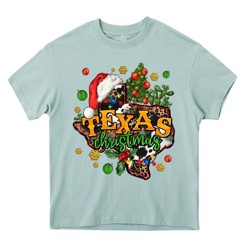 Texas Christmas Heavy Core Tee by AdoDesignShop | Teevron
