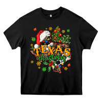 Black texas christmas Heavy Core Tee - AdoDesignShop