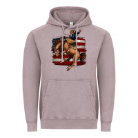 Vintage Zinc bucking bronco Vintage Hoodie - Jasminsmagicworld