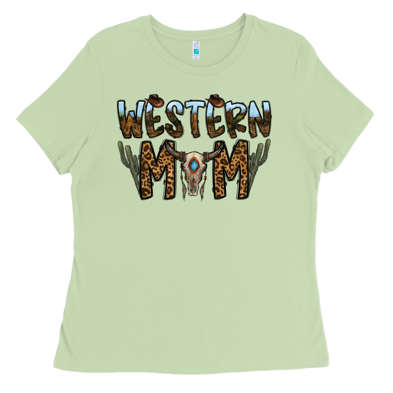 Western Mom Ladies Tee by CowhideDigitalArt | Teevron