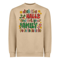 Mushroom deck the halls and not your family fa la la la laa Heavyweight Sweatshirt - MaliasSmallBusiness