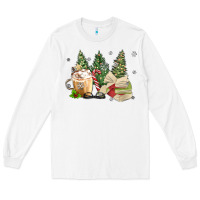 White christmas coffee and book Long Sleeve Tee - MaliasSmallBusiness