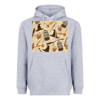 Heather Grey wizard items Heavyweight Hoodie - TumblerDesignByShophia
