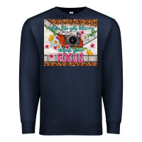Navy when life gets blurry adjust your focus Premium Sweatshirt - TumblerDesignByShophia