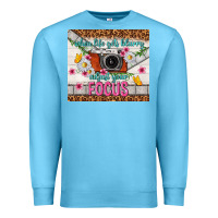 Ocean Blue when life gets blurry adjust your focus Premium Sweatshirt - TumblerDesignByShophia