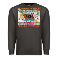 Smoke when life gets blurry adjust your focus Premium Sweatshirt - TumblerDesignByShophia