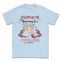 Dusty Blue cupids brewing company Classic Tee - MaliasSmallBusiness