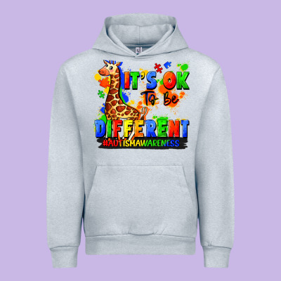 It's Ok To Be Different Autism Awareness Urban Hoodie Designed By Fadigitalartstudio