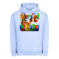 Pigment Grape Ice it's ok to be different autism awareness Urban Hoodie - FaDigitalArtStudio