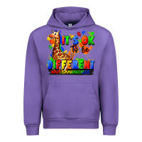 Tulip it's ok to be different autism awareness Urban Hoodie - FaDigitalArtStudio