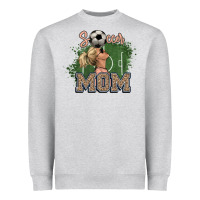 Heather Grey soccer mom Heavyweight Sweatshirt - NancyCooperArtShop