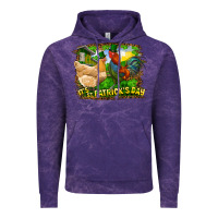 Cloud Purple It's St. Patrick's Day Rooster And Chicken Vintage Hoodie - RanaPortraitStore