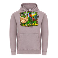 Vintage Zinc It's St. Patrick's Day Rooster And Chicken Vintage Hoodie - RanaPortraitStore