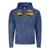 Vintage Denim bus driver american sunglasses Vintage Hoodie - Jasminsmagicworld