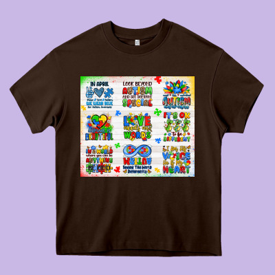 Autism Heavy Core Tee Designed By Jahusdesignshop