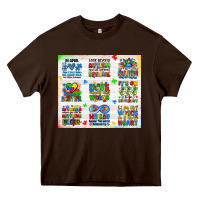 Chocolate Brown autism Heavy Core Tee - JahusDesignShop