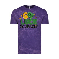 Cloud Purple go luck yourself Vintage Tee - MaliasSmallBusiness