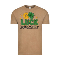 Vintage Coffee go luck yourself Vintage Tee - MaliasSmallBusiness