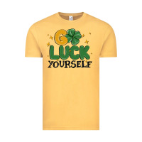 Vintage Mustard go luck yourself Vintage Tee - MaliasSmallBusiness