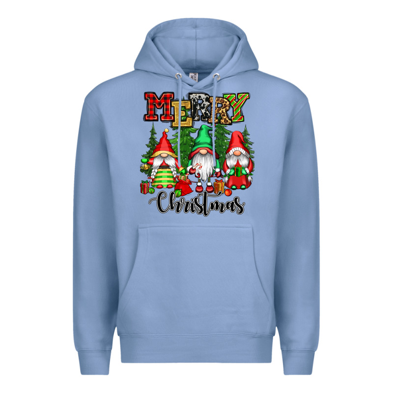 Merry Christmas Gnomes Premium Hoodie by CowGirlArtShop | Teevron