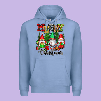 Merry Christmas Gnomes Premium Hoodie Designed By Cowgirlartshop