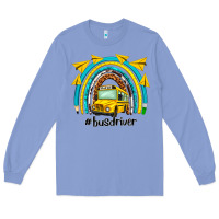 Colony Blue bus driver rainbow Long Sleeve Tee - NancyCooperArtShop