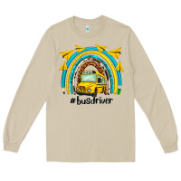 Mushroom bus driver rainbow Long Sleeve Tee - NancyCooperArtShop