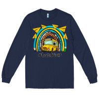Navy bus driver rainbow Long Sleeve Tee - NancyCooperArtShop