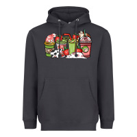 Smoke Cow and strawberry coffee cups Heavyweight Hoodie - HowdyJamesFarm