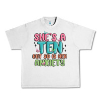 Lunar Rock she's a ten but so is her anxiety Urban Heavy Tee - MaliasSmallBusiness