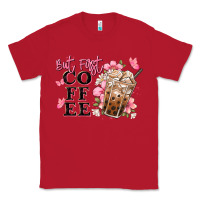 Red but first coffee floral Classic Tee - JahusDesignShop