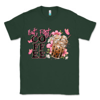 Sports Green but first coffee floral Classic Tee - JahusDesignShop