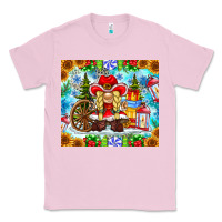 Bubblegum Pink Christmas cowboy gnome Classic Tee - CowhideDigitalArt