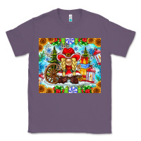 Lavender Christmas cowboy gnome Classic Tee - CowhideDigitalArt