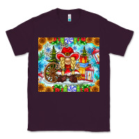Plum Christmas cowboy gnome Classic Tee - CowhideDigitalArt