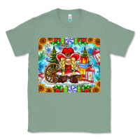 Sage Christmas cowboy gnome Classic Tee - CowhideDigitalArt