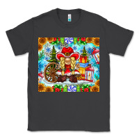 Smoke Christmas cowboy gnome Classic Tee - CowhideDigitalArt
