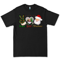 Black peace love christmas Premium Tee - BundleAndBundleShop