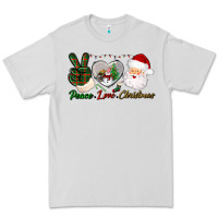 Dove Grey peace love christmas Premium Tee - BundleAndBundleShop